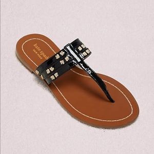 Kate Spade Carol Sandal in Black